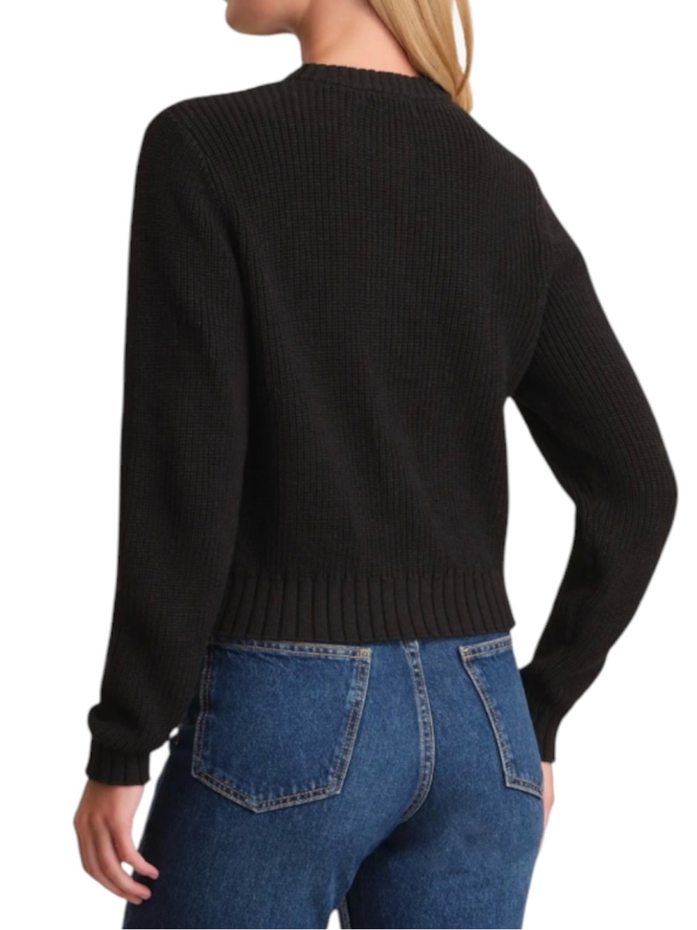 NWT 💯 525 AMERICA Palmer Knit Cardigan Sweater Black XS - Picture 6 of 11